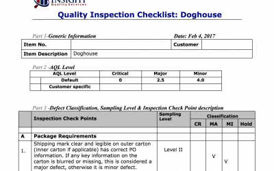 Quality Inspection Checklists: How to Create Them