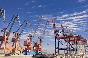 Cranes at Gwadar Port