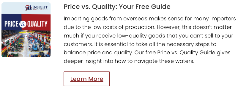 Price Vs. Quality Guide