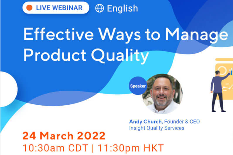 Live Webinar: Effective Ways to Manage Product Quality