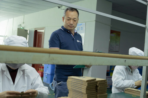 Insight auditor on site at a factory