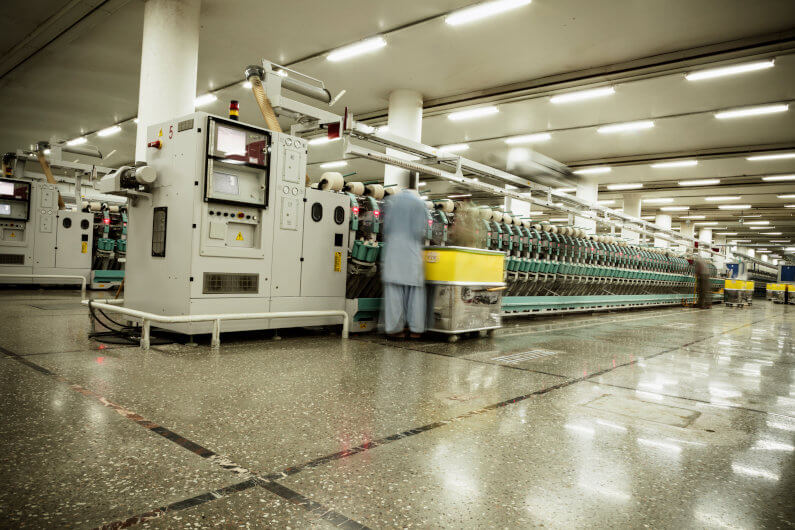 Textile spinning unit - manufacturing in Pakistan