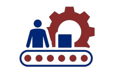 Manufacturing process icon