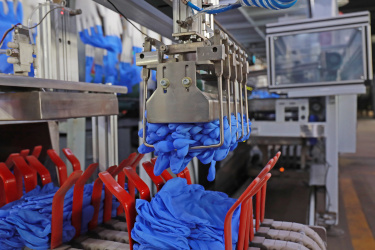 Nitrile gloves production line
