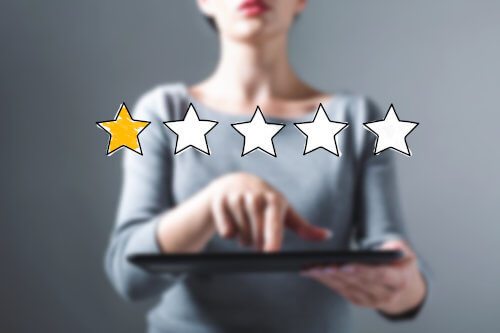 Low one-star product rating stemming from QC issues