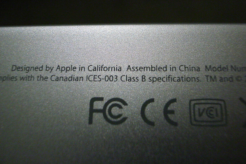 Designed by Apple in California. Assembled in China.