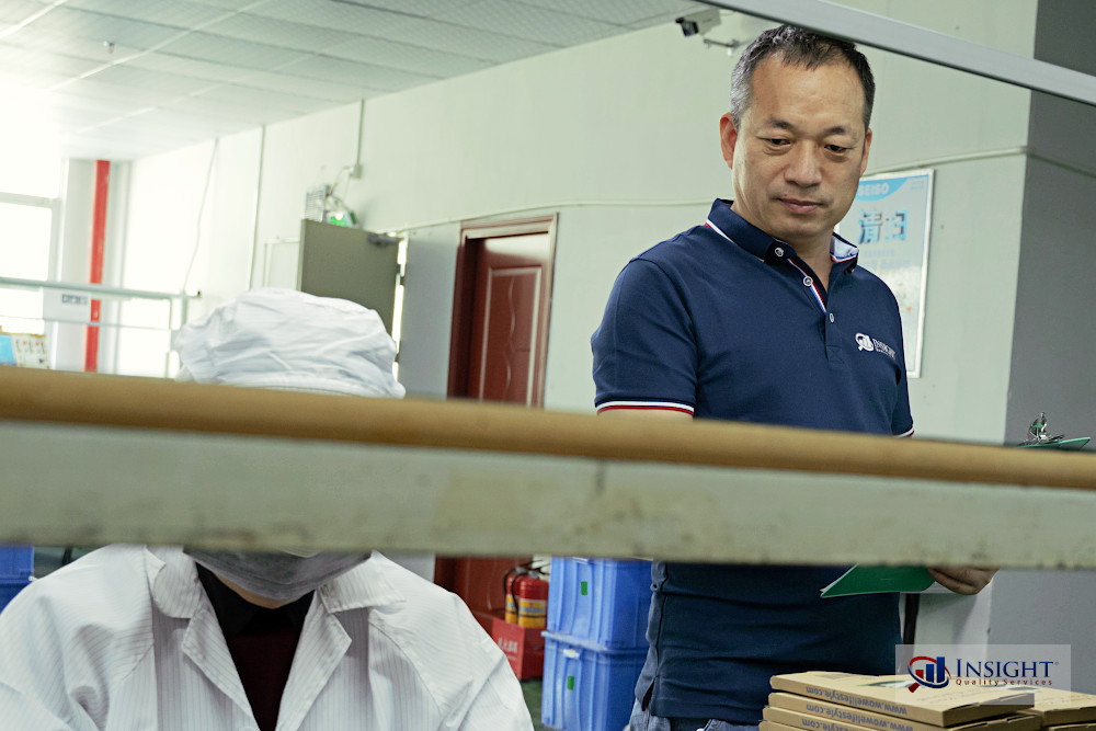Insight auditor observing production line