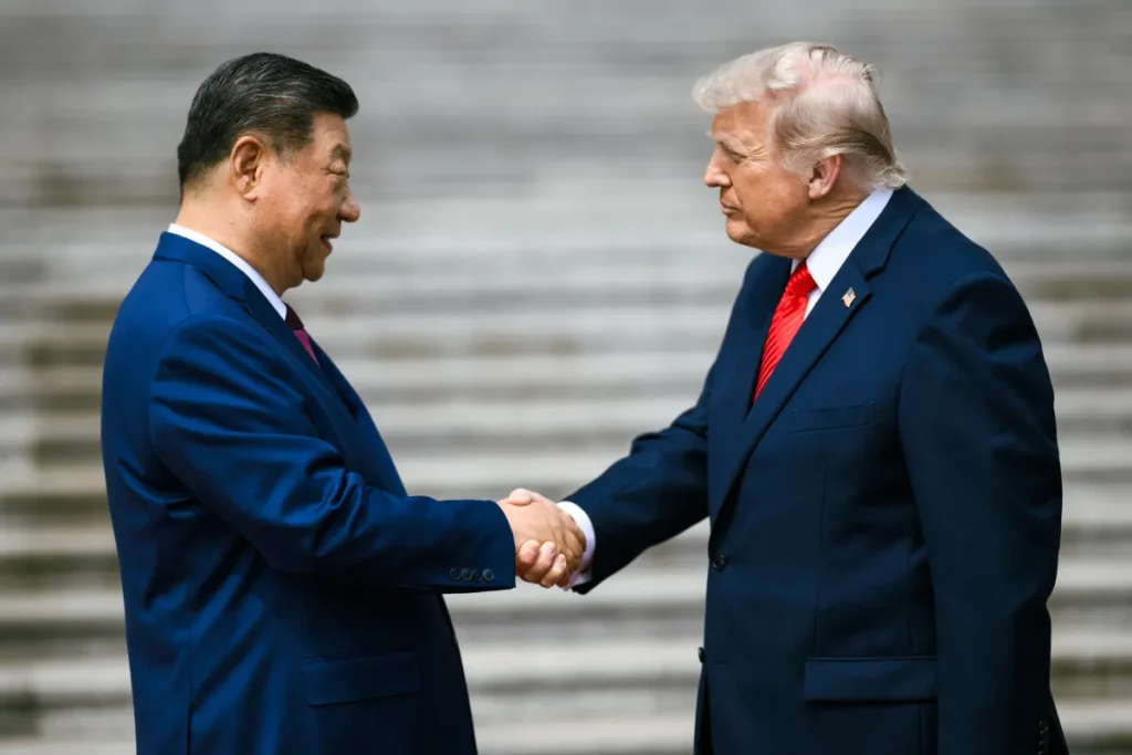 Xi Jinping and Donald Trump